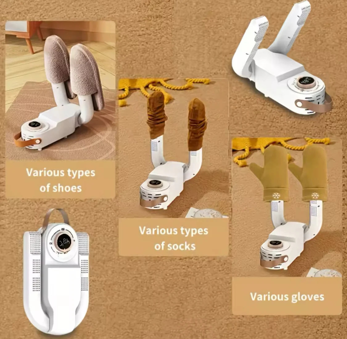 Electric Shoe Dryer, Multifunctional Socks Dryer