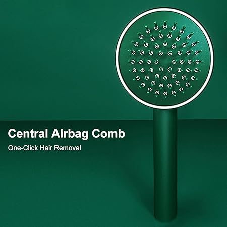 Air Cushion Massager Brush,Airbag Massage Comb,Self Cleaning Hair Brush,Original detangler Self Cleaning Hair Brush,Massage Brush Hair Combs for Men and Women (Air Bag Comb)