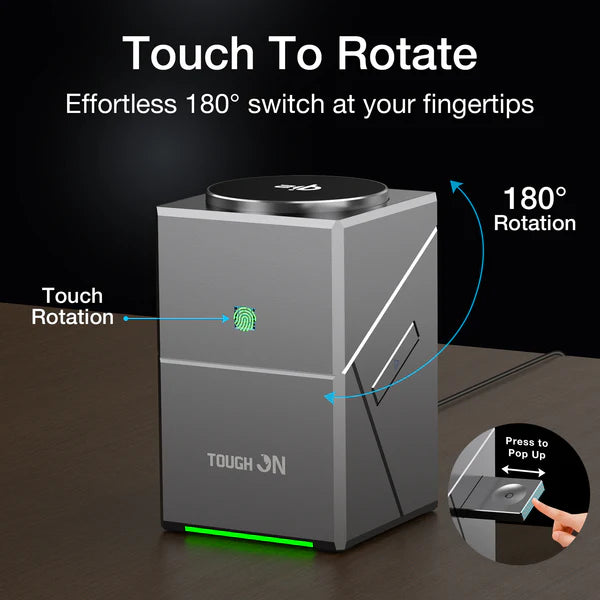 3 in 1 Wireless Charger Auto-Rotating Compatible with MagSafe